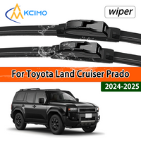 For Toyota Land Cruiser Prado J250 2024-2025 Compatible Stable Quiet Front Windshield Wipers Auto Window Replacement Parts