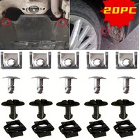 20PC Set For AUDI A4 A6 A8 TT Undertray Engine Under Cover Fixing Clips Screw Kit UK For Engine Cover Screw Car Accessories