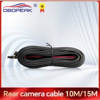 10/15Meters Dash Cam Cable Extension Cable Line Rear View 4 Pin AV Cable Camera Car DC12V Auto Electronics Accessories
