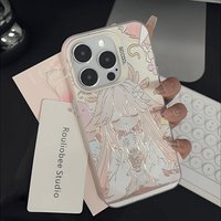 luxury Genshin Impact Yae Miko soft Case protection For iPhone 11 12 13 14 15 16 17 Pro Max XS XR 8 7 Plus X SE hard Cover