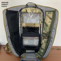 Tactical Transparent Secondary Bag Inner Bag Expanded secondary Bag Outdoor Sundries Storage Bag Accessory Bag