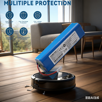 6800mAh Li-ion for ROIDMI Q6 Battery EVE EVA EVE PLUS SDJ01RM Robot Vacuum Cleaner Accessories Spare Parts Charging Battery