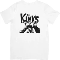 The Kinks 60S Music Fit For Quality Cotton T Shirt White