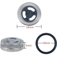 18mm Master Brake Cylinder Reservoir Sight Glass Universal Motorcycle Dirt Bike Gasket Rear Brake Pump Oil Mirror Accesories 1PC