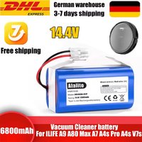 2026 14,4V/14,8V 6800mAh Lithium-Akku für ILIFE A4 A4s V7 A6 V7s Plus Roboter-Staubsauger INR18650 M26-4S1P Akku.