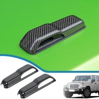 Car Front Engine Hood Hinge Decoration Cover Stickers Trim for Jeep Wrangler JL Gladiator JT 2018-2024 Auto Exterior Accessories
