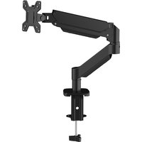 Single Monitor Arm Desk Mount for 17" to 32" Screen, Maximum load capacity 10KG Full Motion Articulating, Clamp and Grommet Base
