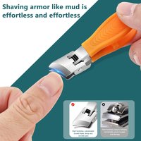 1PC Anti-Splash Nail Clippers Special Nail Clippers Diagonal Pliers Nail Scissors Household Manicure Tools Large Thick Hard