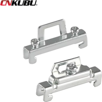5/10pcs C45 Single/Double Layer Fixing SDW-201 Rail Plug DIN 35mm Iron Fixing Clip Positioning Piece Air Switches Terminal Block
