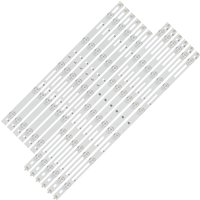 New 12pcs Kit LED for PHILIPS 50 TV 50PFT4309 88 50PFH4509 50PFH6550 50PFH4509 88 50PFT4309 12 LE50D6660 80 GJD500611001-X3-L R