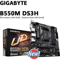 GIGABYTE New B550M DS3H Micro-ATX AMD B550 DDR4 4733(O.C.)MHz M.2 USB 3.2 128G Double Channel Socket AM4 Motherboard