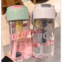 Water Cup, Straw Cup, Accompanying Cup, Summer Large Capacity Straw Water Cup, Outdoor Portable Large Capacity Water Cup
