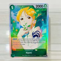 One Piece Nami EB02-017 R Card English Version Holographic Texture Cards Perfect Condition DIY Premium Anime Collection Card