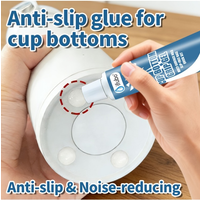 Non-Slip Cup Bottom Gel | Silent Grip | For Mugs/Thermos/Flower Pots/Carpets/Sofa Cushions Toilet Seat Mats