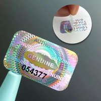 /KQM/60/120/300pcs Security Seal Tamper Proof Stickers Holographic Warranty Void Laser Label With Serial Number Adhesive Label