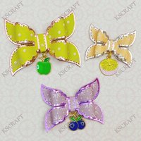 KSCRAFT Double Loop Scalloped Bow Cutting Dies Stencils for DIY Scrapbooking Decorative Embossing DIY Paper Cards