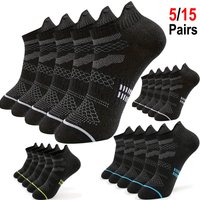 Unisex Soft Low Cut No Show Ankle Socks 10/15 Pairs Sports Cushioning Running Cozy Label for Women And Men