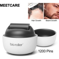 Bio G4 Derma Roller Original Dermaroller Microneedle 1200pin Titanium Cartridge Needle for Beard Hair Growth & Skin Care Beauty