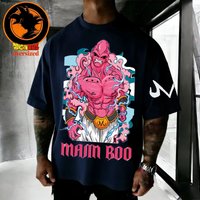 2026 Summer Dragon Ball Majin Buu Retro High-quality Cotton Men's Oversized T-shirt Family Unisex Children's Casual Shirt
