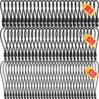 10/15/25cm High Elasticity Bungee Cord for Luggage Straps Bikes Camping Cars Cord Ties Elastic Rubber Expander Ropes with Hooks