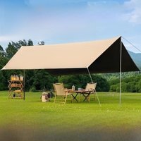 Outdoor Sunshade Tent Camping Shape New Model Rainproof Sunscreen Camping Tent Easy to Set up Steel Frame Single Pe...