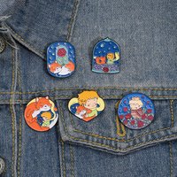 Cute Rose Creative Badge Chest Badge Cartoon Anime The Little Prince Brooch Lapel Jewelry Gifts For Fans Friends toy