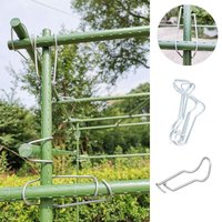 20Pcs Plant Trellis Connecting Buckles Reusable Fixing Clamp Connector for Garden Plant Climbing Pipe Support Fixing Tool