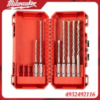 Milwaukee 4932492116 SDS-Plus Masonry Drill Bit Set 7-Piece for Concrete & Brick Drilling