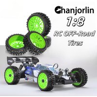 1/8 Buggy Tires 17mm Hex for RC Off Road Car ARRMA Typhon Traxxas Talion Team Trxs Redcat Losi Kyosho HPI WR8 HSP Upgrade Parts