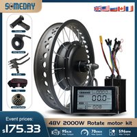 AliExpress someday 48V 2000W Electric Bike Conversion Kit 4.0 Tyre 20 24 26inch Rear Wheel Hub Motor Dropout 190mm For ebike Fat Tire Motor Kit