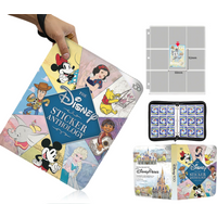 Disney 100th Anniversary Card Holder Binder Card Book Photo Album Badge Collection Hobby Cartoon Toy Children's Birthday Gift