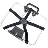 Litepro Bicycle Bag Racks For Brompton Folding Bike Front Bags Bracket Backpack Carrier Block Flat Frame Aluminum Alloy 30*38cm
