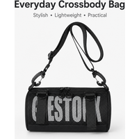 Lightweight Waterproof Crossbody Bag for Men & Women, Adjustable Shoulder Strap, Travel Daily Use, Compact Organizer
