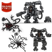 MOC Movies Action Figures Matrixed-Robot Model Building Blocks Set High-tech Mecha Robot Bricks Assemble Toys Gifts