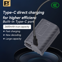 FB DMW-BLK22 Type-C Battery With USB-C Charging Port for Panasonic LUMIX DC-S5 DC-S5 II GH5M2 GH6 S5M2 S5M2X DC-S5K DC-G9