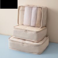 Multi-Functional Breathable Clothing Storage Bags Set of 3 Lightweight Foldable Travel Business Trip Organizer Bags