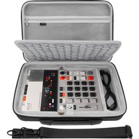 Geekria Hard Shell Travel Carrying Case, Drum Machine Bag Compatible with Teenage Engineering EP-133 K.O. II EP-1320 (Dark Gray)