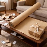 Kraft Paper Roll 1 Roll Heavy Duty Brown Wrapping Paper for Gifts Flowers Crafts Packaging Material Craft Wrapping Papers