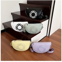 Vintage Leather Diaper Bag Fashionable Casual Solid Color Trendy Letter Logo Crossbody Handbag For Ladies Elegant Paris Style