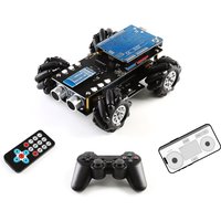 Smart Robot Starter Kit For Arduino Programming Mecanum Wheel Chassis Car Kit Smart Car Kit For Arduino Education Robot Car Kit