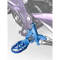 NICECNC Enlarged Foot Pegs & Footrest Bracket For Surron Light Bee X S L1E For Segway X160 X260 Electric Dirt Bike Aluminum