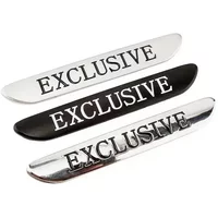 3D Metal EXCLUSIVE Side Fender Stickers Emblem Badge Car Styling Accessories for Mercedes Benz VITO C180 W205 W213 E300 E200 AMG