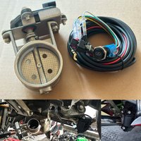 Układ wydechowy samochodu/motocykla, dźwiękoszczelny zawór ze stali nierdzewnej, elektroniczny przełącznik, sterowanie przyciskiem, 51/60/63 mm