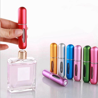 5ml Portable Mini Refillable Perfume Bottle With Spray Scent Pump Empty Cosmetic Containers Atomizer Bottle For Travel Tool New