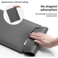 11-16 Inch Laptop Sleeve Case Thin PU Ultrabook Cover Notebook Bag Protective Pouch Laptop Case Cover Non-Magnetic Inner Bag