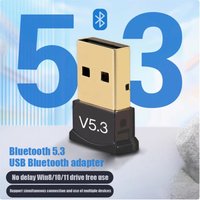 USB Bluetooth 5.3 Adapter Wireless Bluetooth 5.1 Dongle Adapter for PC Laptop Wireless Speaker Audio Receiver USB Transmitter