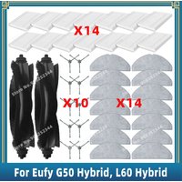 Compatible For Eufy G50 Hybrid / L60 Hybrid / L60 Hybrid SES Replacement Parts Accessories Main Side Brush Hepa Filter Mop Cloth