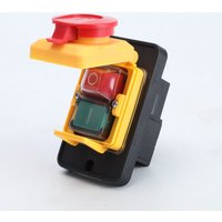 CK5 AC250V 4-Pin Start Stop No Volt Release Push Button Switch Common to woodshop and Metalwork Machines