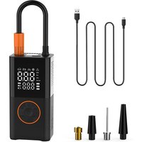 AliExpress NONE Portable Mini Air Inflator - Wireless Charging, Digital Display, Handheld Pump for Car and Bicycle Tires