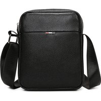 Men's Business Leather Shoulder Bag Trend Large Capacity Crossbody Bag with Top Layer Cowhide Men's Commuting To Work Sling Bag